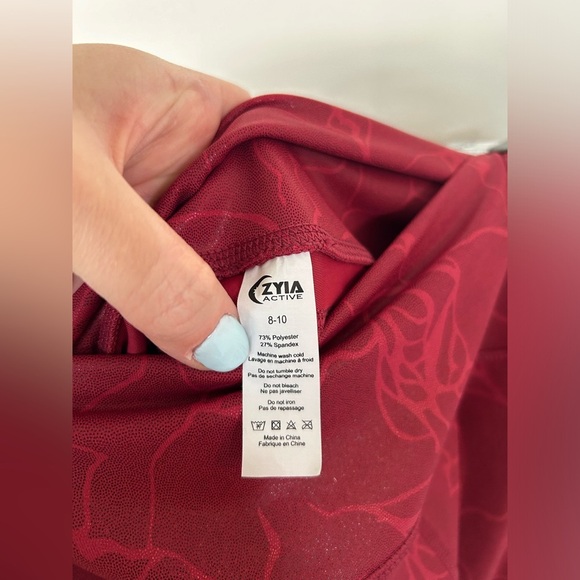 NWOT Zyia Active Rosa Maze Light n Tight Hi Rise Legging 28" - Picture 12 of 12